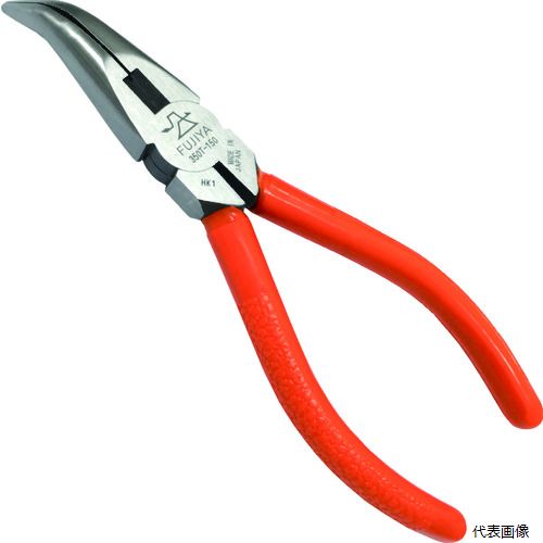 フジ矢 350T-150 縦曲りラジオペンチ 150mm