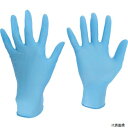 ミドリ安全 VERTE-710-N-M ニトリル使い捨て手袋 極薄 粉なし 青 M(100枚入)