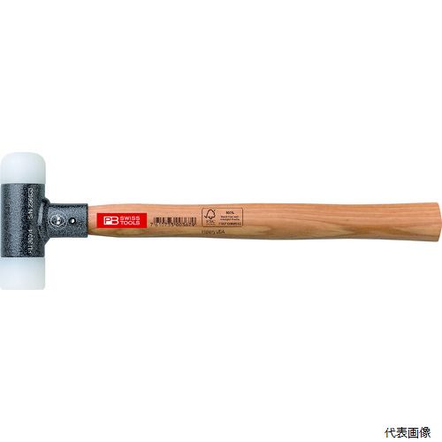 【特長】 ●内部にディスクが内蔵されたヘッドは、ディスクが打撃面方向へ移動することで反動を打ち消し、打撃力だけを伝えます。 ●ヘッドセンター：スチール製、溶接。 ●柄はFSC（森林管理協議会）の認証を受けたヒッコリー材 【用途】 ●金型や部品の組み立てに。 ●機械や自動車のメンテナンスに。 【仕様】 ●頭径(mm)：32 ●頭長(mm)：100 ●全長(mm)：320 ●頭部長さ(mm)：100 【材質／仕上】 ●頭部：ポリアミド ●柄：ヒッコリー 【入数】 ●1本 他のサイズはこちら 在庫のない商品は検索に表示されない場合がございます