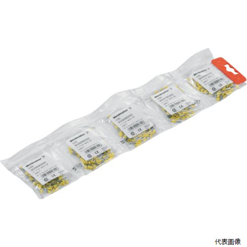 日本ワイドミュラー 9028350000 ワイドミュラー 絶縁カバー付圧着端子 H1.5／16 R SV フェルール