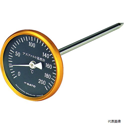【スタンプラリー】佐藤計量器製作所2150-10佐藤アスファルト用温度計(2150-10)
