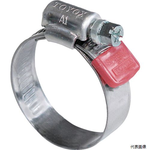【スタンプラリー】 トヨックス FS-22 TOYOX ホースバンド(ケガ防止) セミステンレス製 セーフティ FS-..