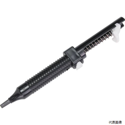 【特長】 ●静電気防止ノズル採用しています。 ●セルフクリーニングシャフトで快適作業が可能です。 【仕様】 ●シリンダ容量(ml)：6 ●幅(mm)：φ17 ●全長(mm)：190 ●サイズ(mm)：190 ●ノズル穴径(mm)：φ2.6 ●ノズル先端穴径(mm)：2.6 ●適合ノズル：GS-158N ●標準ノズル：GS-158N ●本体径(mm)：φ14 【入数】 ●1個 他のサイズはこちら 在庫のない商品は検索に表示されない場合がございます　