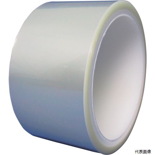 【特長】 ●ポリエステルフィルムを基材としたテープです。 ●揮発ガス分は超微量です。 ●高い接着性を有しています。 【用途】 ●ガラスの張り合わせ用。 ●液晶モジュール部材の固定用。 ●電子部品固定用。 ●色：透明 ●幅(mm)：50 ●長...