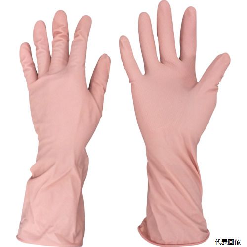 オカモト OK-1-P-M ふんわりやわらか天然ゴム手袋 ピンク M