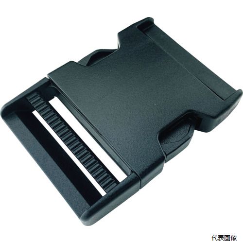 ユタカメイク JNA-250 平ベルト金具 サイドリリースバックル 角型 50mm幅用 (1個入り)