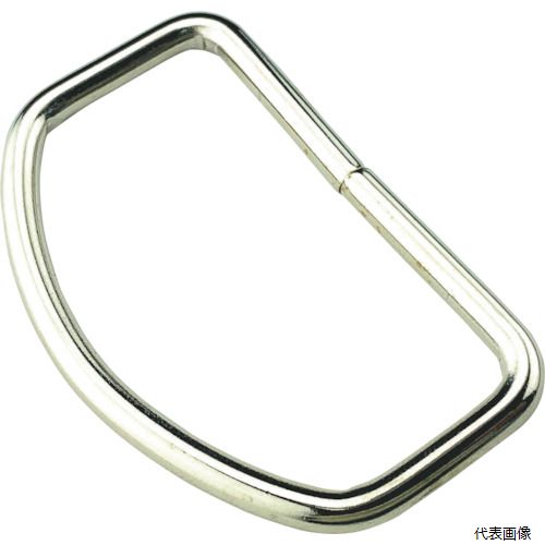 ユタカメイク JJ-150 平ベルト金具 月カン 50mm幅用 (2個入り)