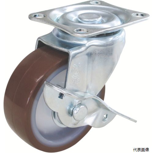 トラスコ TYSUB-65 TRUSCO キャスター TYSシリーズ 自在 SP付 ウレタン車65mm