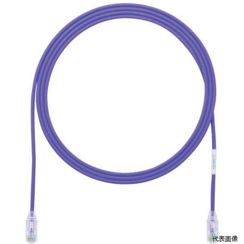 【スタンプラリー】 パンドウ UTP28SP3MVL PANDUIT カテゴリ6細径パッチコード 3m 紫 UTP28SP3MVL
