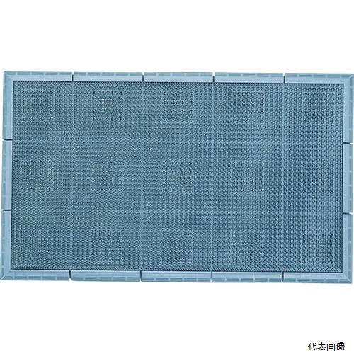 Floor Materials - (代引き不可) 山崎産業 F-131-6-GR コンドル エバック 屋外用マット サンステップマット #6 600mm×900mm グレー