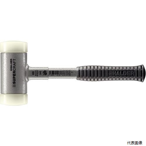 ロームヘルド・ハルダー 3377.060 HALDER SUPERCRAFTショックレス 無反動ハンマー 強化スチール製ハンドル 径(60)mm ナイロン(白)