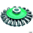 LESSMANN 471854 ノットベベルブラシ Φ100 ステンレス線 0.5