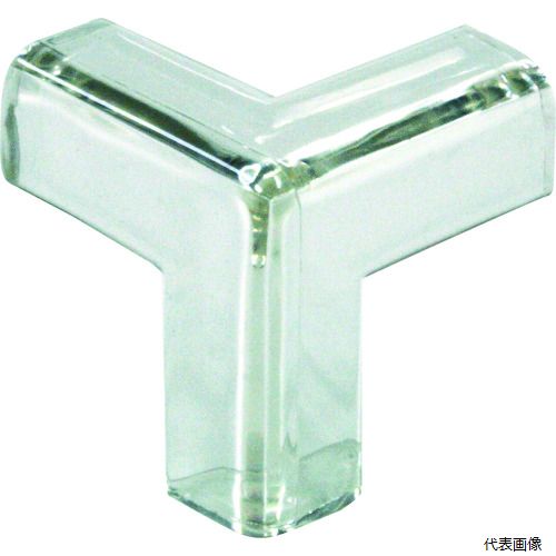 【スタンプラリー】 トラスコ TCG-07 TRUSCO 安心クッション コーナー用 三つ足 極細 1個入 クリア