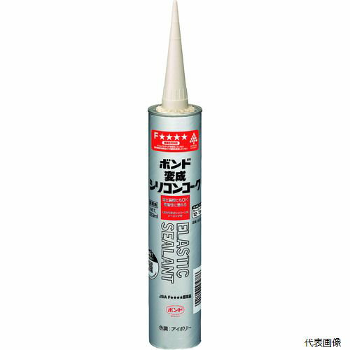 【特長】 ●耐久・耐候性・耐熱・耐寒性に優れています。 ●日本シーリング材工業会JSIAF☆☆☆☆規格品です。 ●表面塗装性良好です。 【用途】 ●モルタル・コンクリートのひび割れや、すき間シールに。 【仕様】 ●色：アイボリー ●容量(ml)：333 ●使用温度範囲：-30〜90℃ ●日本シーリング材工業会JSIAF☆☆☆☆認定品 ●カートリッジタイプ 【材質／仕上】 ●主成分：変成シリコーン樹脂系 【入数】 ●1本 他のサイズはこちら 在庫のない商品は検索に表示されない場合がございます　