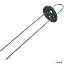 【スタンプラリー】萩原工業 HPK-25 萩原 防草シート用 ヘアピン杭(押え板付) 黒 25cm