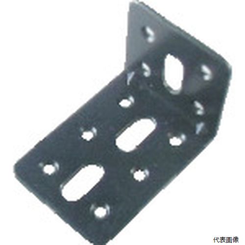 【スタンプラリー】トラスコTK45-L3CPTRUSCOジョイント金具45型L黒62X42