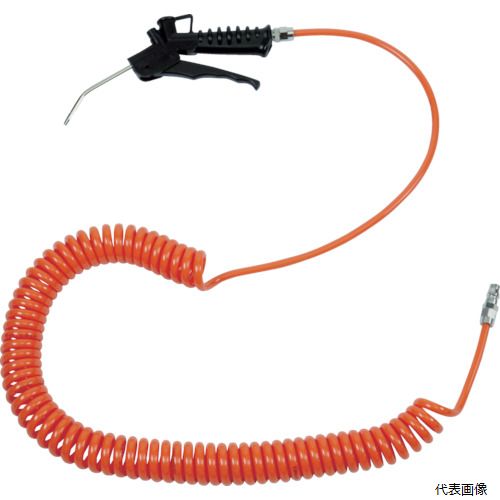 トラスコ TCBS-5 TRUSCO コイルホースブローガンセット 4.0m