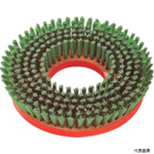 山崎産業 E-9-14 コンドル 床洗浄機器 ポリシャー用 トーロンブラシ 14インチ