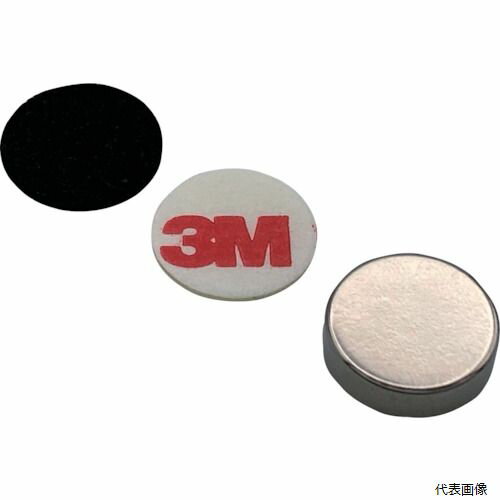 東京パーツセンター NMTR8-3 ラクテム ネオジム磁石 Φ8-3 両面テープ・ゴム付(4.0)