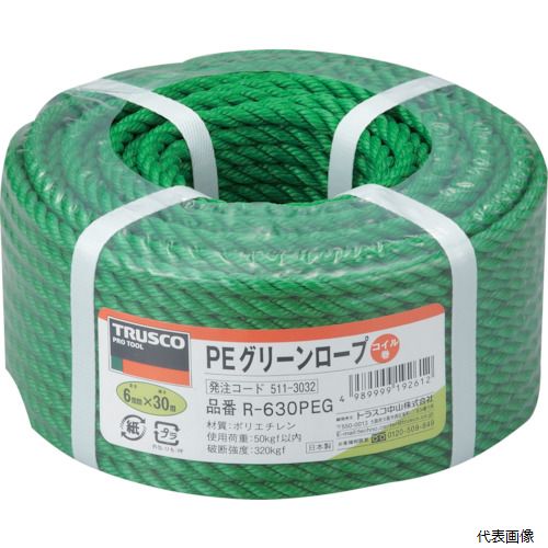 ȥ饹 R-630PEG TRUSCO PE꡼ 3 6mmXĹ30m