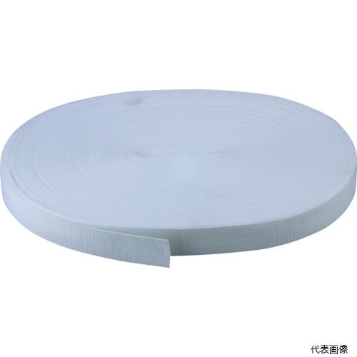 【特長】 ●6色のカラーバリエーションで作業を効率化できます。 ●任意の長さでカットできるフリーサイズタイプです。 ●専用金具と組み合わせて簡易結束ベルトとして使用できます。 【用途】 ●物品の簡易的な結束。 ●引越し荷物の結束。 ●色：白 ●幅(mm)：30 ●長さ(m)：20 ●厚さ(mm)：1.7 ●最大使用荷重(kg)：90 ●30mm幅 【材質／仕上】 ●ポリプロピレン（PP） 【注意】 ●ベルトの端をピンで留めてありますので、ご使用になる前にはケガの無いよう取り扱いには充分にご注意ください。 ●車両積載用の荷物には使用しないでください。 ●専用金具別売。 【入数】 ●1本 他のサイズはこちら 在庫のない商品は検索に表示されない場合がございます　