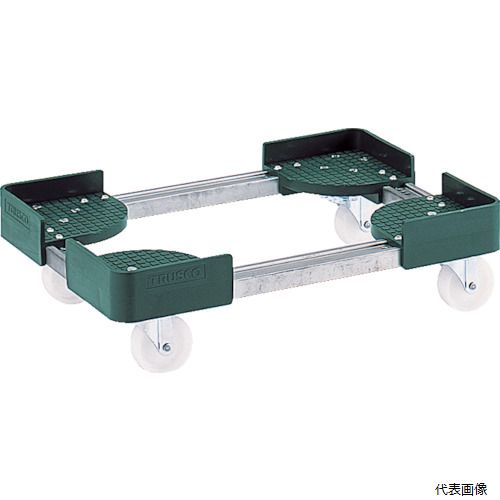 樂天商城 - (代引き不可) トラスコ 4989999662054 TRUSCO 伸縮式コンテナ台車 内寸300-400X500-600 スチール製