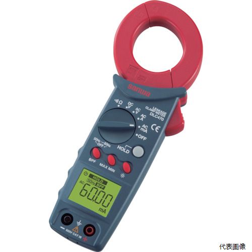【特長】 ●漏れ電流・負荷電流ともに測定可能です。 ●バックライト搭載により暗所でも測定値が見やすいです。 ●50Hz/60Hz周波数帯の切替式バンドパスフィルターを搭載したリーククランプメータです。 【用途】 ●設備の漏電調査に。 ●リーク電流(mA)：600 ●交流電流(A)：400 ●直流電圧(V)：600 ●交流電圧(V)：600 ●抵抗(Ω)：999.9 ●電源(V)：LR03(単4形アルカリ)×2 ●検波方式：平均値整流(MEAN) ●幅(mm)：83 ●奥行(mm)：38 ●高さ(mm)：206 ●校正書類：対応可能 ●IEC61010CAT.3-600Vに適合した安全設計 ●ACA、ACmAの50Hz/60Hzを中心とする周波数帯のみを抽出するバンドパスフィルター搭載 ●0.01mA分解能のmA測定機能 ●MAX/MINホールド、データホールド機能 ●バックライト搭載 ●オートパワーオフ機能(約30分) ●外部接続：なし ●MAX/MINホールド機能 ●電池寿命：Bluetooth機能OFFの場合は約42時間（バックライト消）、Bluetooth機能ONの場合は約40時間（バックライト消） ●オートパワーオフ ●データホールド機能 ●安全規格IEC61010-1CAT.III600V ●検波方式：平均値整流(MEAN) ●IEC61010CAT.3-600Vに適合した安全設計 ●ACA、ACmAの50Hz/60Hzを中心とする周波数帯のみを抽出するバンドパスフィルター搭載 ●0.01mA分解能のmA測定機能 ●MAX/MINホールド、データホールド機能 ●バックライト搭載 ●オートパワーオフ機能(約30分) 【セット内容／付属品】 ●テストリードTL-21a ●キャリングポーチC-DCM660 【注意】 ●本器は低圧用回路用のリーククランプメータで対地電圧600Vrms以下の電路で使用すること ●AC30Vrms（42.4Vpeak）またはDC60V以上の電圧は人体に危険なため触れないように注意すること ●強力な電磁波を発生するもの、帯電しているものの近くでは使用しないこと ●測定中は他のファンクションに切り換えないこと ●本器または手が水等でぬれた状態での使用はしないこと 【入数】 ●1台 他のサイズはこちら 在庫のない商品は検索に表示されない場合がございます　