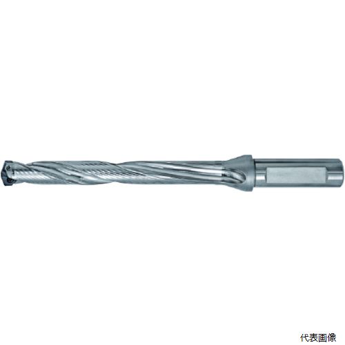 【特長】 ●刃先交換式ドリル『TA-EZドリル』用本体です。 【用途】 ●炭素鋼、合金鋼、ステンレス鋼、鋳鉄 【仕様】 ●切削径DC(mm)：25.5〜26.5 ●使用可能長さLU(mm)：8×Dc ●適合インサート：TEZ2560〜2650 ●フランジ付きクーラント穴付き有効加工深さ8×Dc 【材質／仕上】 ●鉄 【入数】 ●1本 他のサイズはこちら 在庫のない商品は検索に表示されない場合がございます