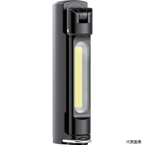 【特長】 ●充電ケーブルはType-Cです。 ●底面マグネット付です。 ●吊り下げクリップ付きです。 ●トップライト付き（120ルーメン）です。 ●充電インジゲーター付きです。 ●先端は270度回転します。 ●充電ケーブルのタイプは「Type-CtoType-C」です。 【仕様】 ●明るさ(lm)：500 ●幅(mm)：31 ●奥行(mm)：45 ●高さ(mm)：143 ●最大点灯時間(h)：6 ●充電時間(時間)：3.5 ●光源色：白色 ●電源：内蔵充電池 ●保護等級：IP54 【材質／仕上】 ●ポリカーボネート 【セット内容／付属品】 ●充電ケーブル 【入数】 ●1個 他のサイズはこちら 在庫のない商品は検索に表示されない場合がございます　