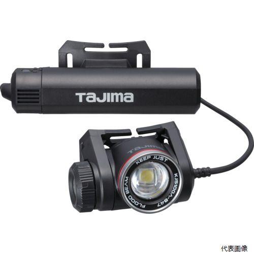 【特長】 ●最適な明るさ100％キープ ●現場作業用LEDヘッドライト ●独自の制御で初期値の明るさを100％キープ ●フラットな光で、一定範囲を精細に照らすフラッド照射 ●専用充電池(LE-ZP3747)外部電源ボックス採用 ●ワンプッシュで最大明るさ(1000lm／10秒間)を照射するブースト機能搭載 ●手袋装着でも操作しやすい、大型回転スイッチ ●目と電池に優しいロースタートを採用 ●3モード切替(ロー／ミドル／ハイ) ●上下可動ヘッド。 【用途】 ●LEDライト用ヘッドバンド 【仕様】 ●明るさ(lm)：1000 ●幅(mm)：64 ●奥行(mm)：46 ●高さ(mm)：43 ●使用電池：専用リチウムイオン充電池LE-ZP3747 ●最大点灯時間(h)：34 ●保護等級：IP66 ●センサー：なし ●電源：専用充電池LE-ZP3747 ●明るさ：350lm、ブースト時1000lm ●防水：IP66、耐落下：2m ●モード：ロースタート50lm→180lm→350lm ●規格：米国規格ANSIFL1Standard 【材質／仕上】 ●電池BOX：PC＋ABS ●バンド：縫製ゴム ●ヘルメット・ケーブルクリップ：PP ●バッテリー：PVC、SUS、PC 【セット内容／付属品】 ●オーバーヘッドバンド、ヘッドバンド、ヘルメットクリップ4個、リチウムイオン充電池3747、USB充電ケーブル 【注意】 ●取扱い説明書をよく読んでからご使用ください。 ●光を直接目に当てないでください。 ●目を痛める原因となる事があります。 ●取扱い説明書をよく読んでからご使用ください。 ●製品仕様は予告なく変更する場合がございます。 【入数】 ●1式 他のサイズはこちら 在庫のない商品は検索に表示されない場合がございます