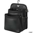 【スタンプラリー】TJMデザイン SFKBK-2M2H タジマ セフツイン腰袋 本革 2段中