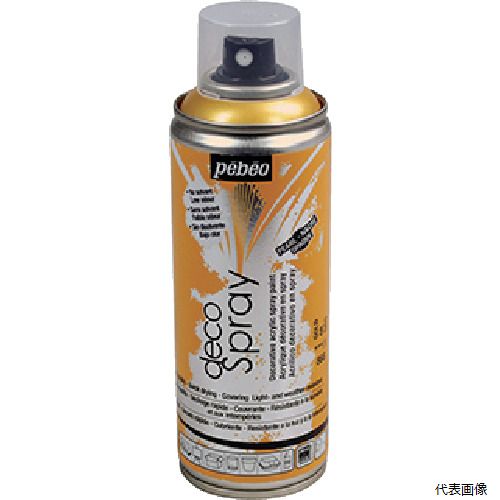 【スタンプラリー】ペベオ・ジャポン 093868 Pebeo デコスプレー 200mlパール色 ゴールド