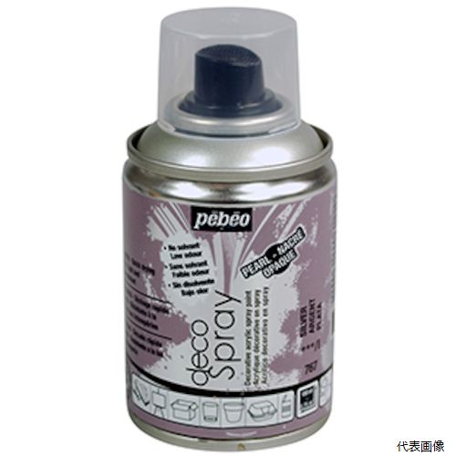 ペベオ・ジャポン 093767 Pebeo デコスプレー 100ml マット色 パール色 シルバー