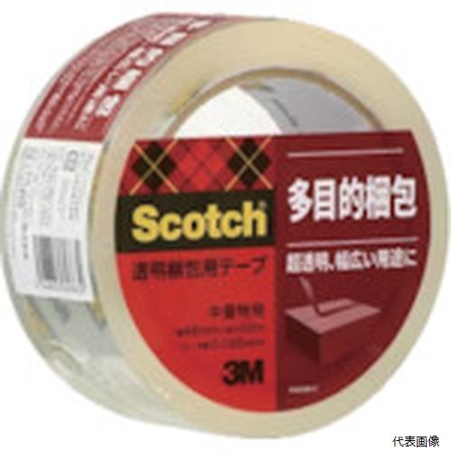 スリーエム 313 1PN 3M 透明梱包用テープ313 1PN 48mmX50m 中・軽量物梱包用