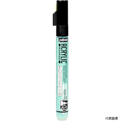 【特長】 ●乾くと耐水性になります。 【用途】 ●紙、カードボード、木、石膏、アセテート、焼成粘土、金属、キャンバスに。 【仕様】 ●色：ターコイズ 【材質／仕上】 ●アクリル樹脂、顔料、粘土、水 【入数】 ●1本 他のサイズはこちら 在庫のない商品は検索に表示されない場合がございます