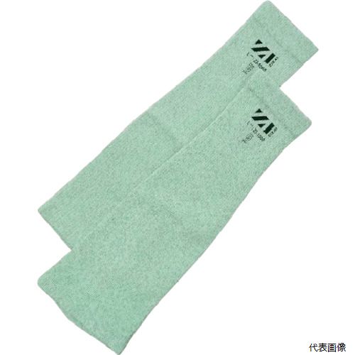 【特長】 ●伸縮性と接触冷感性に優れた耐切創レベルCの腕カバーです。 ●腕から手首にテーパーをかけることで、装着がしやすく腕全体になじみ、優れた可動性を実現しました。 【用途】 ●組み立て作業、メンテナンス、板金、ガラスの取り扱いなどに。 ●切創事故対策と熱中症対策の両立に。 【仕様】 ●色：グリーン ●サイズ：M ●耐切創レベル：C ●長さ(cm)：35 ●厚さ(mm)：1.45 ●腕周り(上部)(cm)：11.5 ●腕周り(下部)(cm)：7.6 ●ゲージ数：13 ●EN388：2016/3X41C ●主な繊維：ポリエチレン、ナイロン、ガラス繊維、ポリエステル、ポリウレタン 【材質／仕上】 ●主な繊維：ポリエチレン、ナイロン、ガラス繊維、ポリエステル、ポリウレタン 【注意】 ●ニット製のため収縮性があり、実際の寸法・使用時の寸法とは異なる場合があります。 ●予めご了承ください。 【入数】 ●1双 他のサイズはこちら 在庫のない商品は検索に表示されない場合がございます　