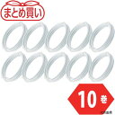 トラスコ TCWS-09W-10P TRUSCO まとめ買い カラー針金 小巻タイプ 白 20番手 線径0.9mm×15m 10本