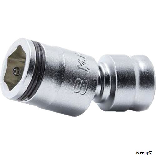 山下工業研究所 2441MZ-12 Ko-ken Z-EAL 1／4”(6.35mm)SQ. ナットグリップユニバーサルソケット 12mm