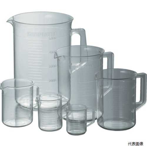 サンプラテック 01057 サンプラ TPX手付きビーカー 3L