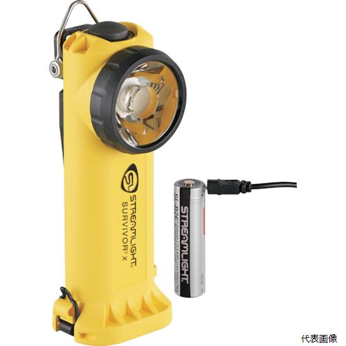 【特長】 ●米国防爆認証を取得したUSB充電可能なLEDハンドライトです。 【用途】 ●引火・爆発等の危険性のある現場、消防用として煙や霧中での使用に適しています。 【仕様】 ●明るさ(lm)：250 ●外径(mm)：59 ●全長(mm)：180 ●使用電池：専用充電池 ●最大点灯時間(h)：15 ●保護等級：IPX7 ●色：イエロー ●幅(mm)：75 ●奥行(mm)：50 ●高さ(mm)：180 ●電源：ストリームライト社製充電池：SL-B26バッテリー ●最大点灯時間：15時間 ●IPX7 ●米国防爆認証：SGS：ClassI&II ●Division2 ●GroupsA、B、C、 ●G;ClassIII ●T-Code：T4only(SL-26B使用時) 【材質／仕上】 ●スーパータフナイロン樹脂 【セット内容／付属品】 ●クリップ装備、SL-B26バッテリー、電池ホルダー、USB充電コード 【入数】 ●1個 他のサイズはこちら 在庫のない商品は検索に表示されない場合がございます　