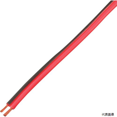 【特長】 ●耐水性、可とう性、加工性にすぐれています。 【用途】 ●オーディオのスピーカーコード ●直流DC用コード ●小型電気器具の電源コード(0.75［［MM2］］以上) 【仕様】 ●色：レッド／ブラック ●芯数：2 ●全長(m)：20 ●仕上がり外径(mm)：約2.7×5.4 ●長さ(m)：20 ●定格電圧(V)：300以下 ●電線サイズ(［［MM2］］)：0.75 ●定格温度：60℃ ●定格電圧：300V以下 【注意】 ●0.3SQについては電気用品安全法の規格外となるため電源コード等としてご使用できません。100V未満でご使用ください。 【入数】 ●1巻 他のサイズはこちら 在庫のない商品は検索に表示されない場合がございます　