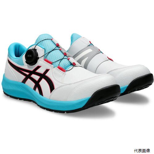 樂天商城 - 【スタンプラリー】 アシックス 1273A095.100-26.5 ASICS ウィンジョブCP309 BOA ホワイト×ブラック 26.5cm