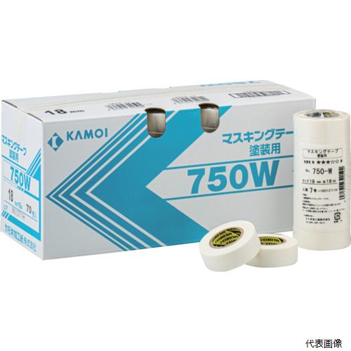 【スタンプラリー】 カモ井加工紙 NO.750W-12 カモ井 マスキングテープ塗装用 NO.7...