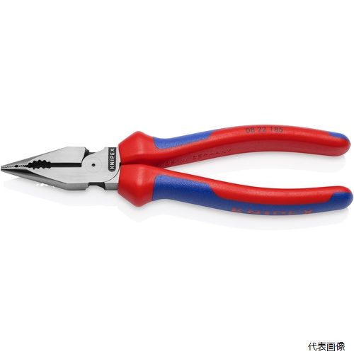 樂天商城 - KNIPEX 0822185 ニードルノーズペンチ コンフォートハンドル 185mm