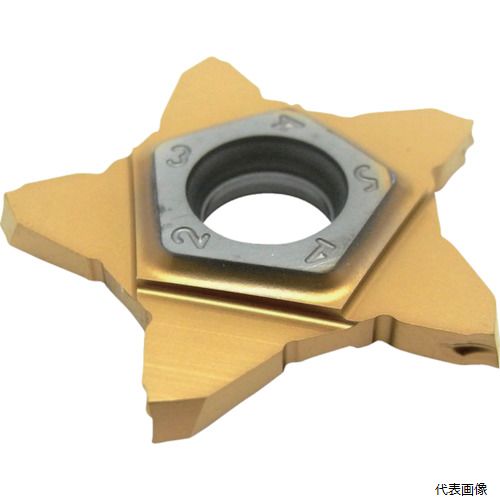 【特長】 ●強固なクランプシステムと、高剛性チップデザインが高能率加工を実現します。 ●ホルダーの左右方向から、機上で簡単迅速にチップ交換が可能です。 ●5コーナー使いチップで経済性に優れています。 【用途】 ●溝入れ、突っ切り加工用。 【仕様】 ●適合被削材：PMKHS ●コーナ半径RE(mm)：0.2 ●コーティング：TiAlN ●溝巾：3.18 ●加工深さ：6.5 ●ノーズ：0.20 ●5コーナー使いチップは、高い経済性とチップの全面サポートにより良好な仕上げ面と高い安定性を実現。 【材質／仕上】 ●IC908 ●IC1008 ●サーメット ●超硬 【入数】 ●5個 他のサイズはこちら 在庫のない商品は検索に表示されない場合がございます　