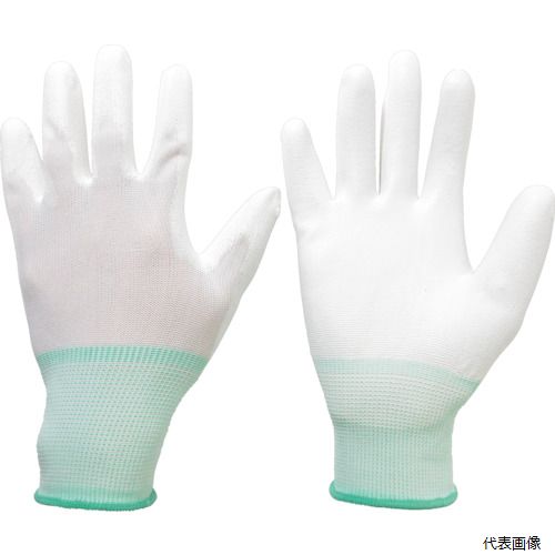 ミドリ安全 NPU-130N-M ポリエステル手袋 (手のひらコート)NPU-130N M 10双入