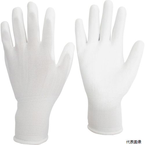 ミドリ安全 NPU-130N-S ポリエステル手袋 (手のひらコート)NPU-130N S 10双入