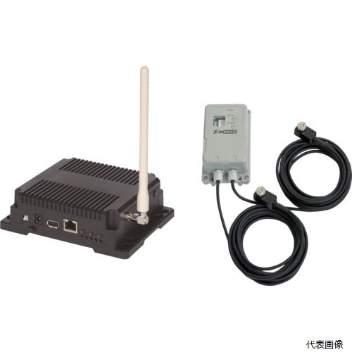 (代引き不可) 桜井 EMJOYAKOD5 簡易設備監視システム e-無線巡回 親機・子機セット5