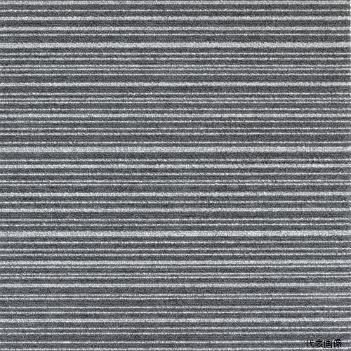 大島屋 STCS-02 日本製タイルカーペット ストライプグレー 50×50cm