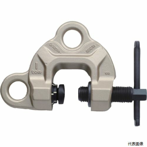 スーパーツール SDC0.5SRF スーパー ねじ式クランプ スクリューカムクランプ(ダブル・アイ型)ツイストカム式 基本使用荷重0.5t(RFIDチップ搭載／S・M・A・Я・T管理アプリ対応)